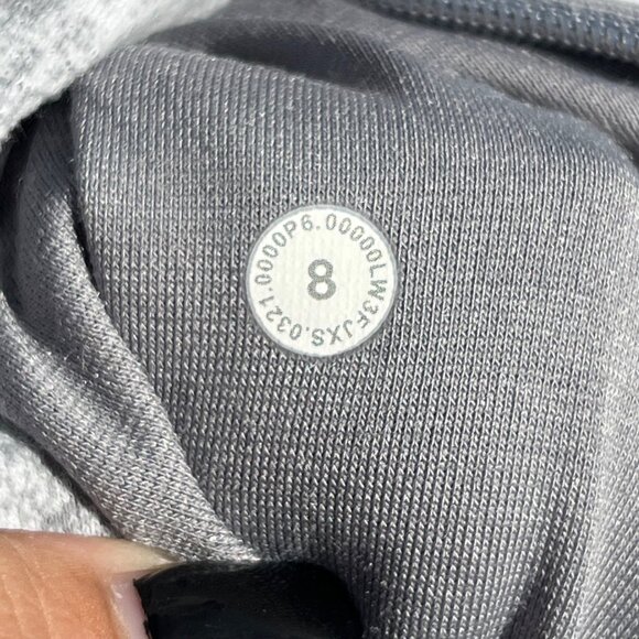 Lululemon Close to Crossing Sweatshirt in Heritage Speckle Camo Grey Size 8 - Picture 8 of 10